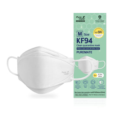 PURE MATE_KF94 Dust Mask (Medium) (Black/White)_Cosmetic World
